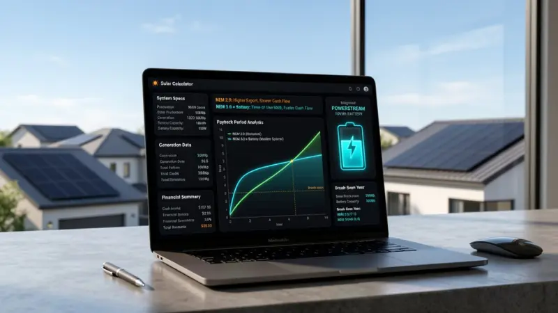 California NEM 3.0 Solar & Battery Payback Calculator (2026 Guide)