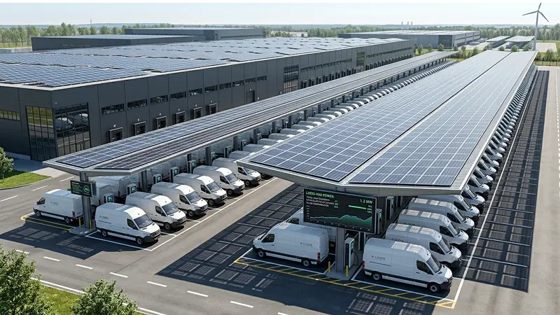 Commercial Solar vs. Residential Solar: The Engineering Logic of Multi-Vehicle Fleet EV Charging